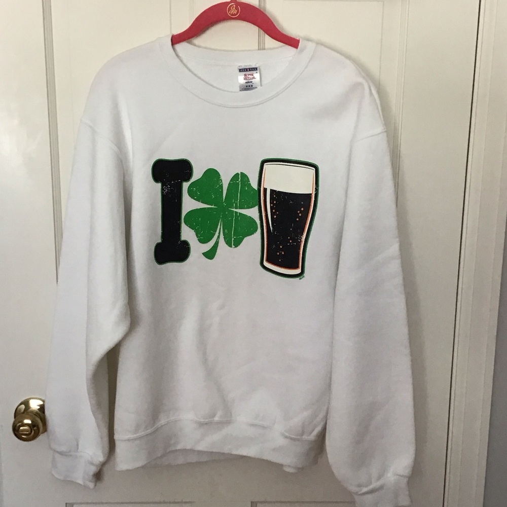 White Graphic Sweatshirt